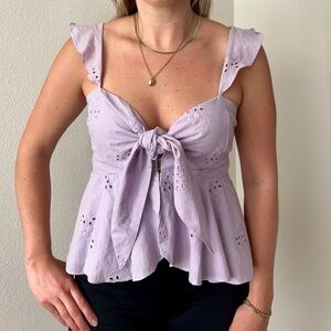 WAYF Purple Tank Top - Medium